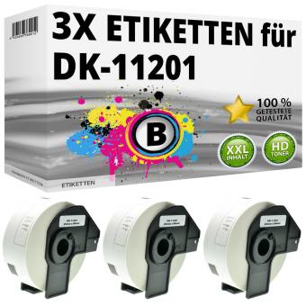 3x Alternativ Brother Adress-Etiketten DK-11201 Label 