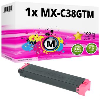 Alternativ Sharp Toner MX-C38GTM Magenta 