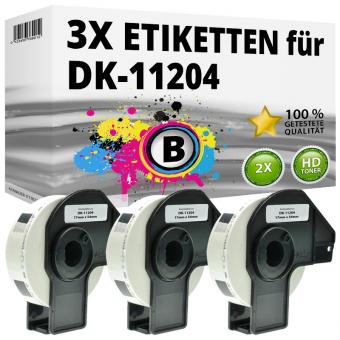 3x Alternativ Etiketten Brother DK-11218 