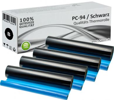 4x Alternativ Brother Thermo-Transfer-Rolle PC-94RF 