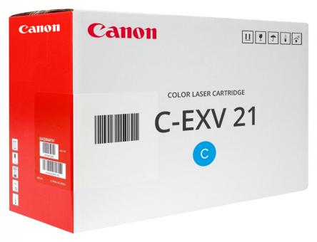 Original Canon Toner C EXV 21 Cyan 