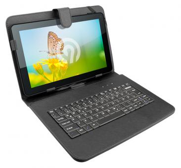 Ninetec Micro-USB Keyboard Case für 10 Zoll Tablets 