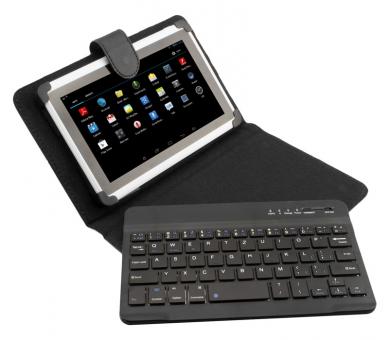 Ninetec Bluetooth Keyboard Case für 7 Zoll Tablets 