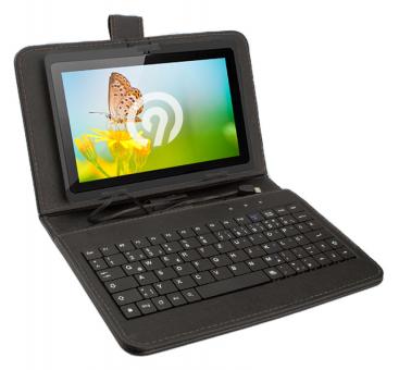 Ninetec Micro-USB Keyboard Case für 7 Zoll Tablets 