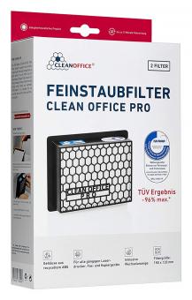 2x Clean Office Feinstaubfilter Pro 