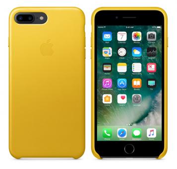 Apple iPhone 7 Plus / 8 Plus Leder Case - Sonnenblume 