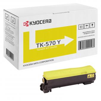 Original Kyocera Toner TK-570Y Gelb 
