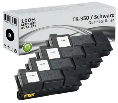 Alternativ Kyocera Toner TK-350 Schwarz 4er Sparset 