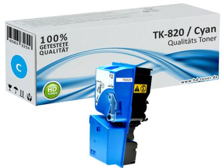 Alternativ Toner Kyocera TK-820C 1T02HPCEU0 Cyan 