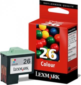Original Lexmark Patronen 26 10N0026 Color 