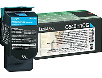 XL Original Lexmark Toner C540H1CG Cyan 