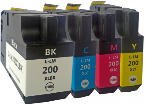 Alternativ Lexmark Druckerpatronen Set 210XL CMYK 