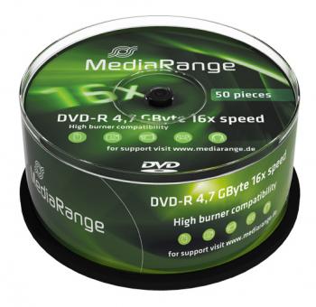 MediaRange DVD+R 4,7 GB 50er Spindel 