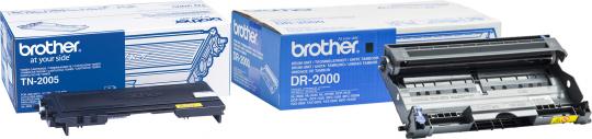 Original Brother Toner TN-2005 + DR-2005 Trommel 