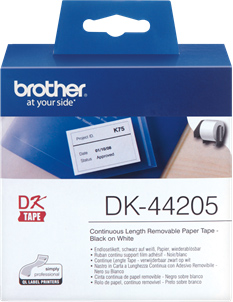 Original Brother Endlos-Etikett DK-44205 Tape (wiederablösbar) 