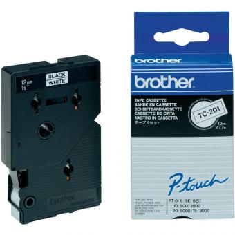 Original Brother Schriftbandkassette TC-201 12mm 