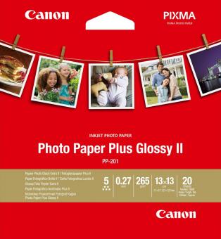 Canon Fotopapier 13 x 13 / PP-201 - glänzend - 265g - 20 Blatt 