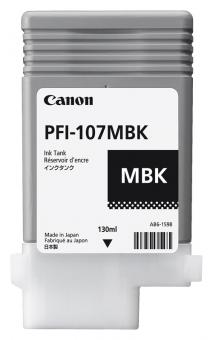 Original Canon Tintenpatrone PFI-107 MBK / 6704B001 Mattschwarz 
