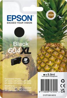 Original Epson Patronen 604XL / C13T10H14010 (Ananas) Schwarz 