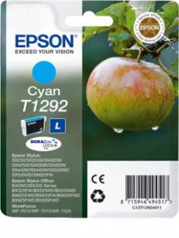 Original Epson Patronen T1292 Cyan 