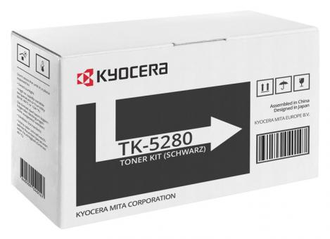 Original Kyocera Toner TK-5280K 1T02W0NL0 Schwarz 