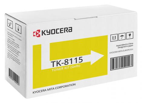 Original Kyocera Toner TK-8115Y Gelb 