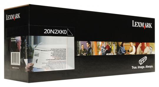 Original Lexmark Toner 20N2XK0 Schwarz 