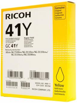 Original Ricoh Patronen GC 41Y 405764 Gelb / Yellow 