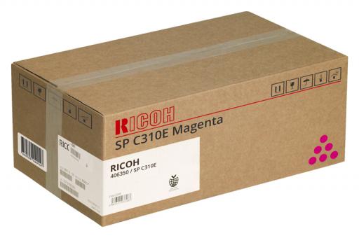 Original Ricoh Toner 406350 / SP C310E Magenta 