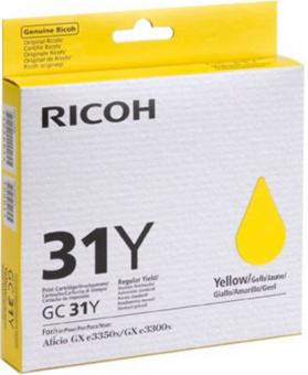 Original Ricoh Patronen GC-31Y Yellow / Gelb 
