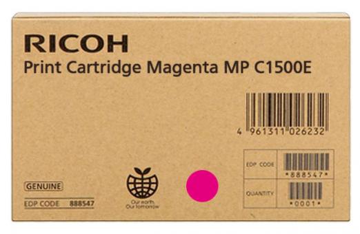 Original Ricoh Patrone MP C1500E / 888549 Magenta 