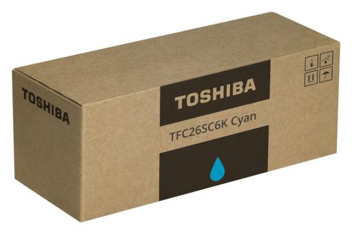 Original Toshiba Toner T-FC26SC6K Cyan 