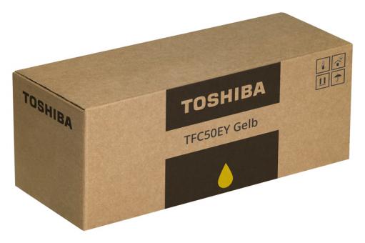 Original Toshiba Toner TFC50EY Yellow 