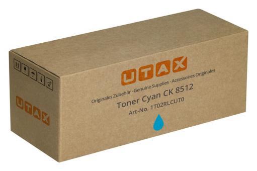Original UTAX Toner CK-8512 C / 1T02RLCUT0 Cyan 