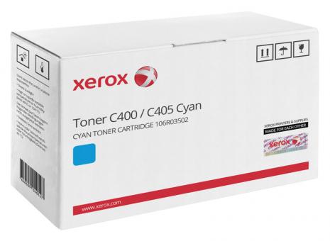 Original Xerox Toner C400 / C405 106R03502 Cyan 
