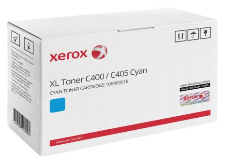 Original Xerox XL Toner C400 / C405 106R03518 Cyan 