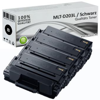 4x Alternativ Samsung Toner MLT-D203L Schwarz Set 