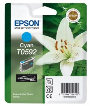 Original Epson Patronen T0592 Cyan 